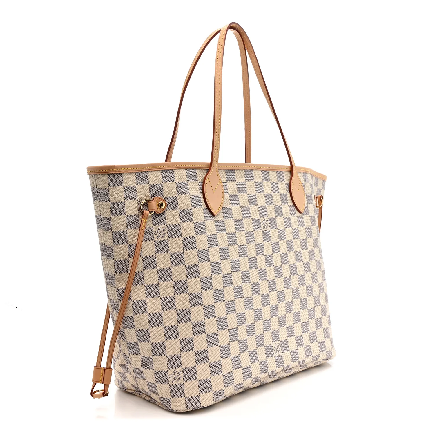 Damier Azur Neo Neverfull MM Rose Ballerine - Image 4