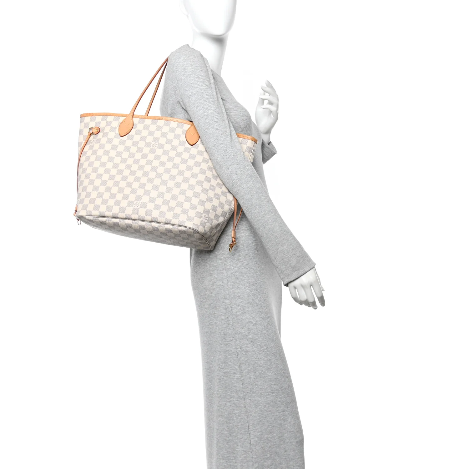 Damier Azur Neo Neverfull MM Rose Ballerine - Image 2