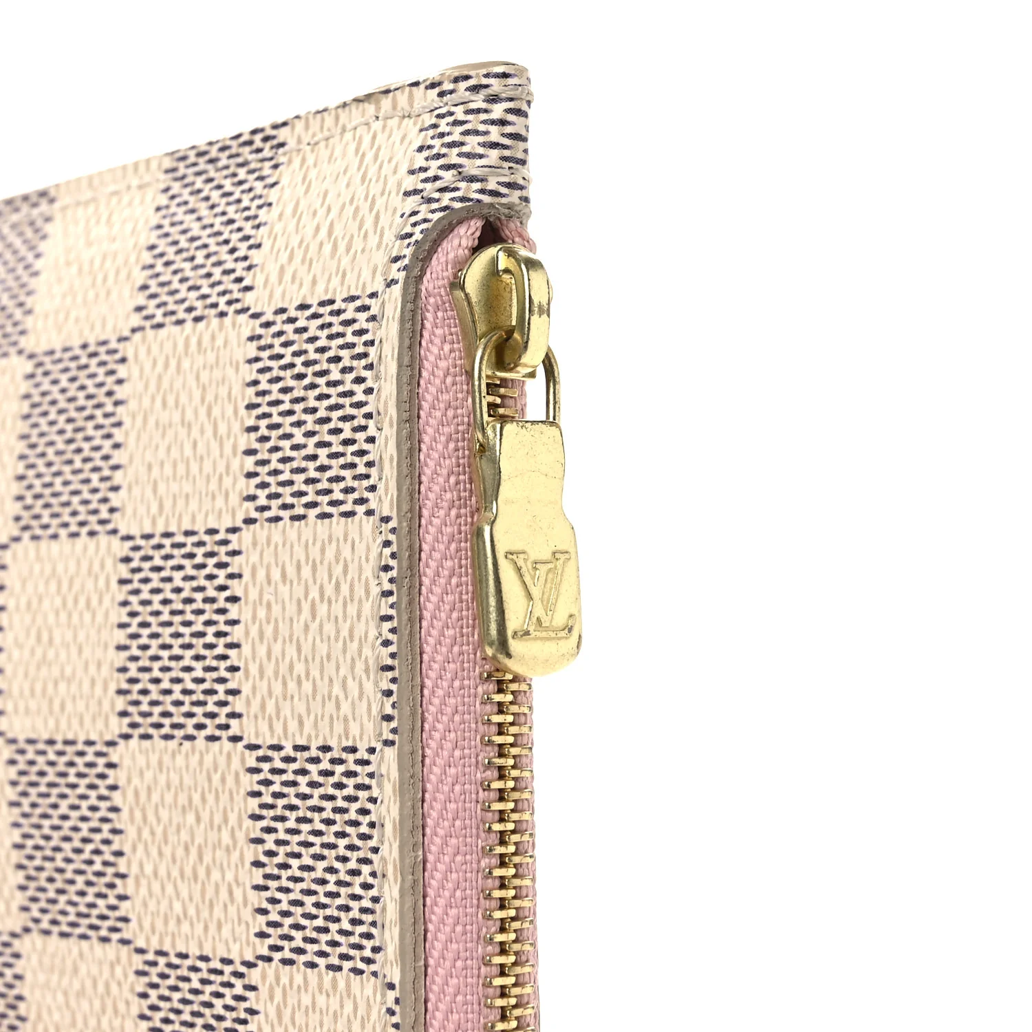 Damier Azur Neverfull MM GM Pochette Rose Ballerine - Image 7