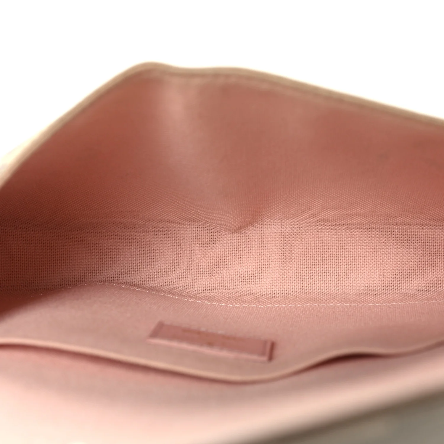 Damier Azur Pochette Felicie Chain Wallet Rose Ballerine - Image 6