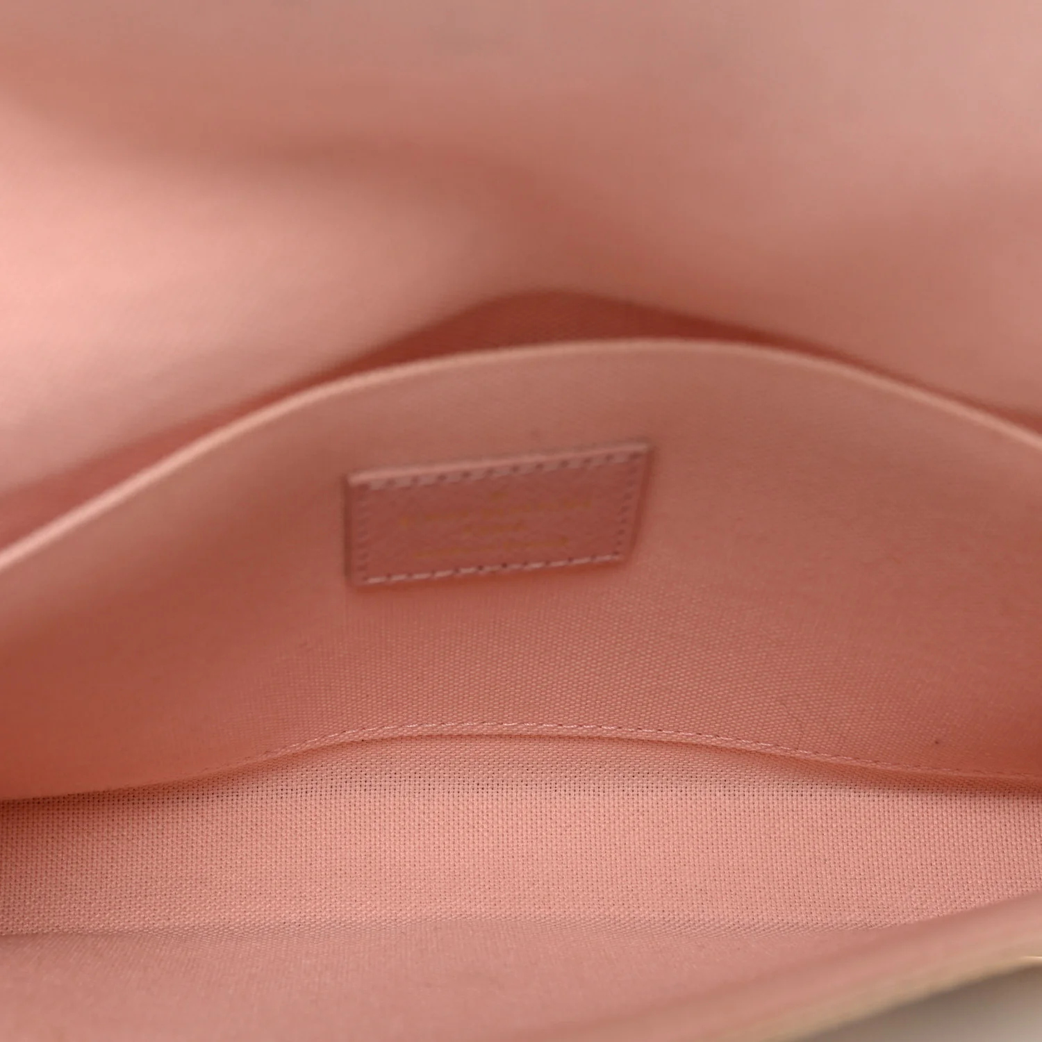Damier Azur Pochette Felicie Chain Wallet Rose Ballerine - Image 5