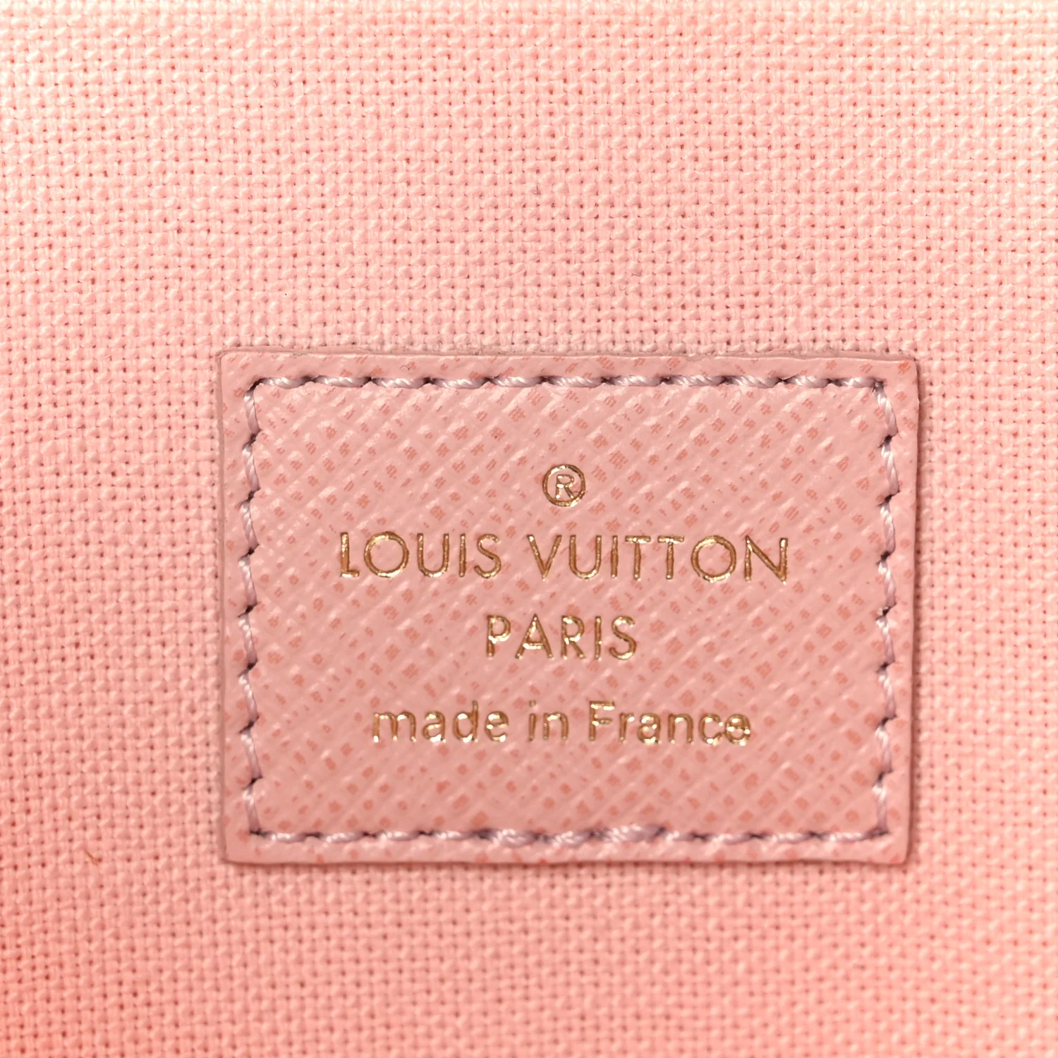 Damier Azur Pochette Felicie Chain Wallet Rose Ballerine - Image 8