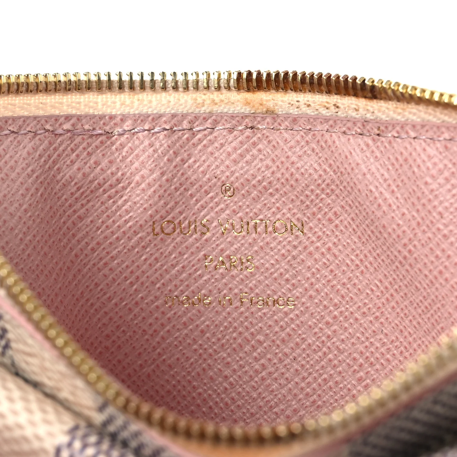 Damier Azur Recto Verso Card Holder Rose Ballerine - Image 7