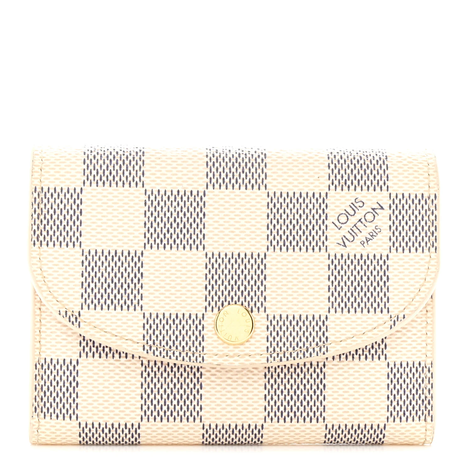 Damier Azur Rosalie Coin Purse Rose Ballerine