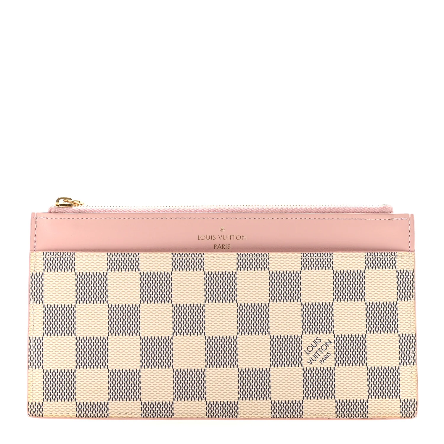 Damier Azur Slim Purse Rose Ballerine - Image 2