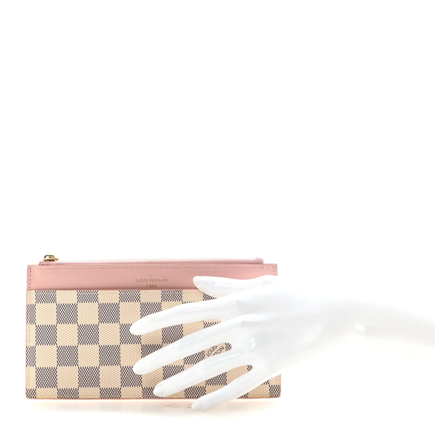 Damier Azur Slim Purse Rose Ballerine - Image 3