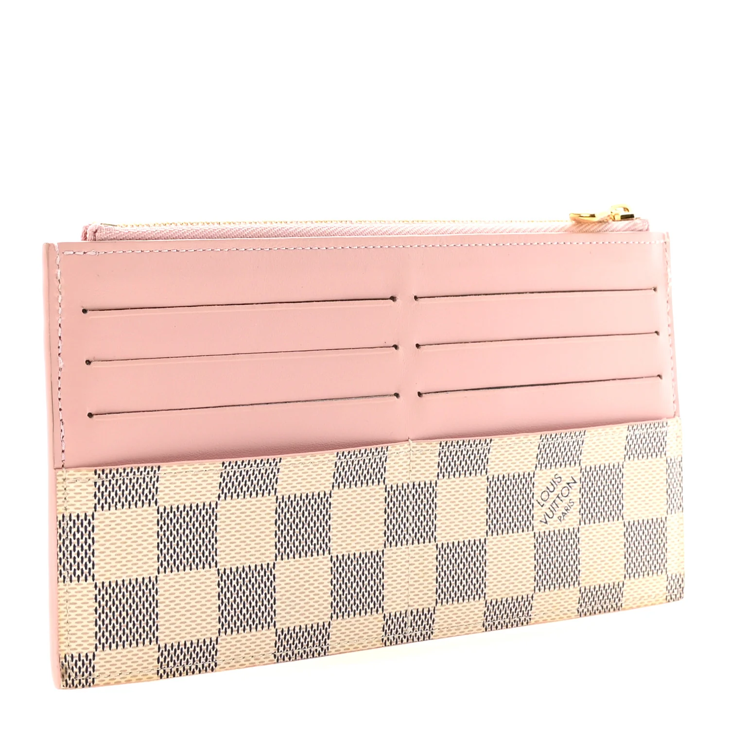 Damier Azur Slim Purse Rose Ballerine - Image 6
