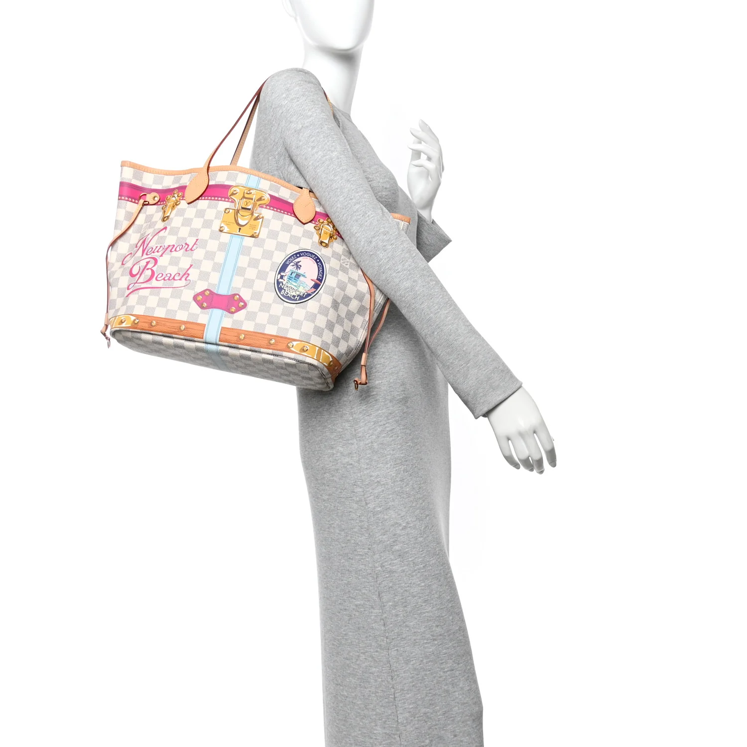 Damier Azur Summer Trunks Newport Beach Neo Neverfull MM - Image 2