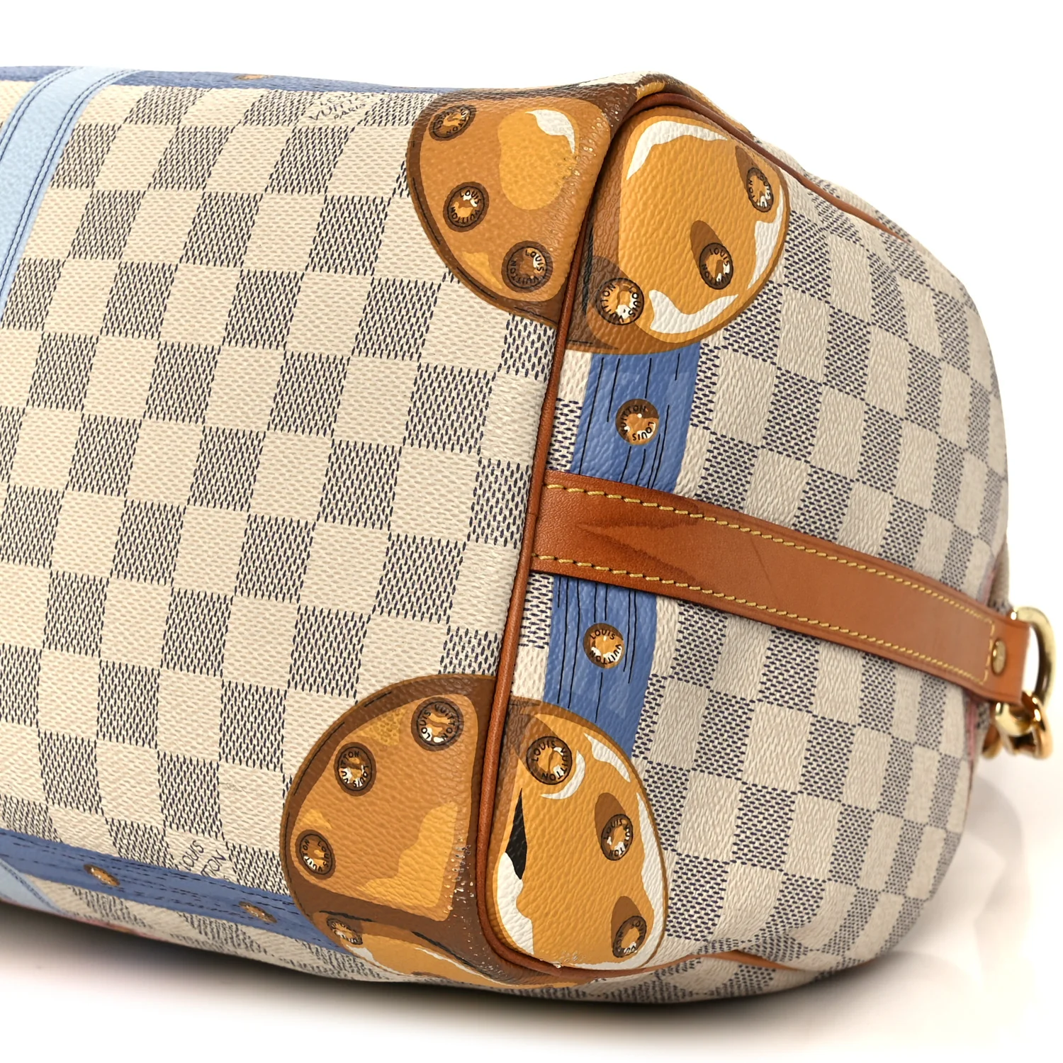 Damier Azur Summer Trunks Speedy Bandouliere 30 - Image 10