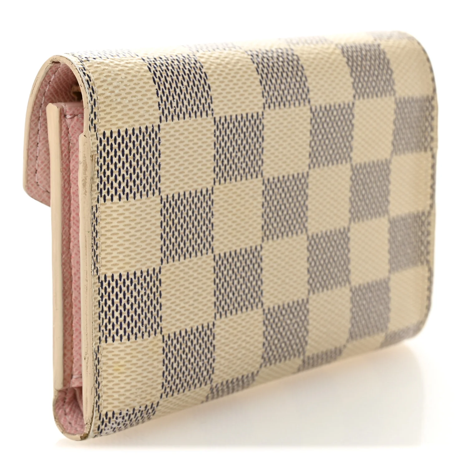 Damier Azur Victorine Wallet Rose Ballerine - Image 3