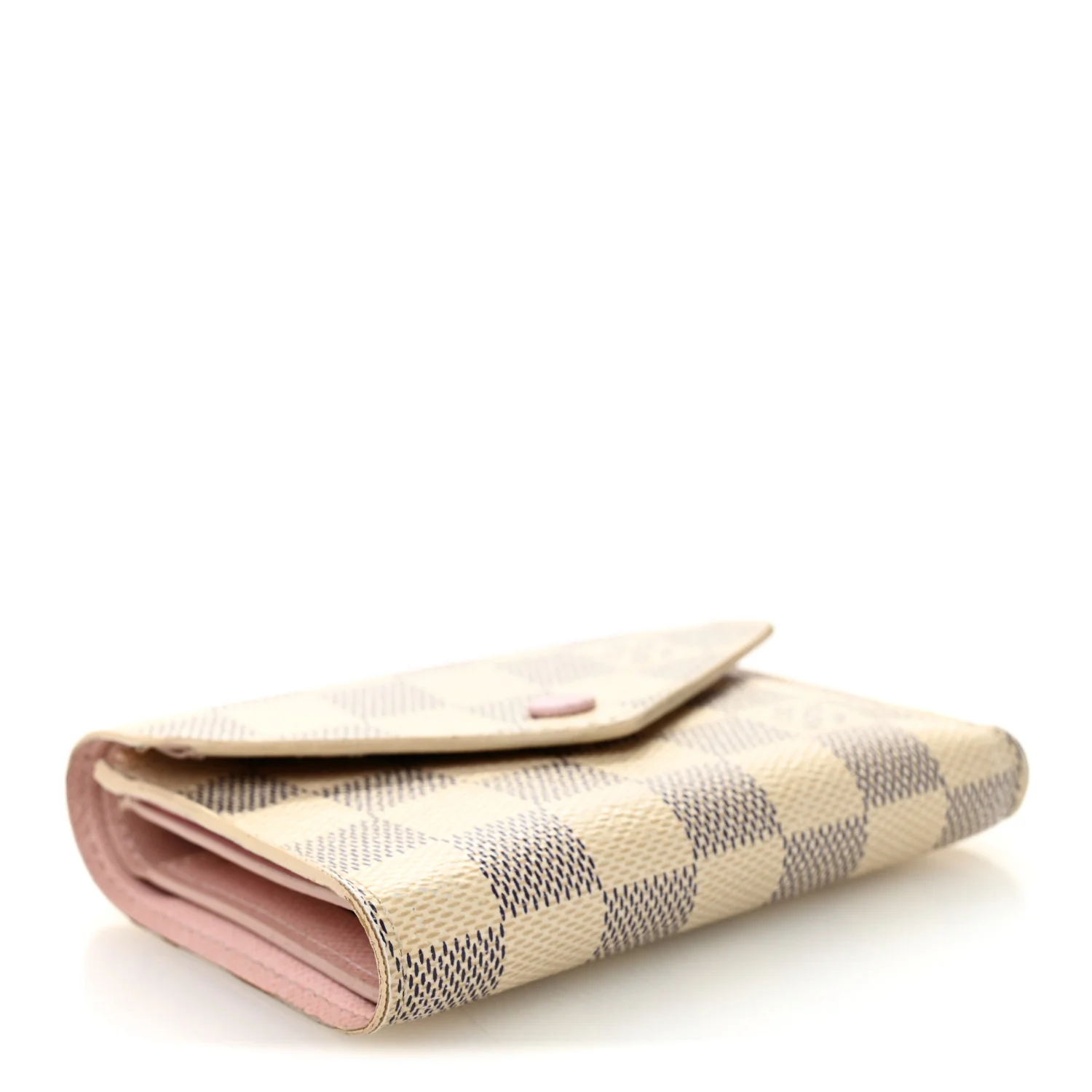 Damier Azur Victorine Wallet Rose Ballerine - Image 4