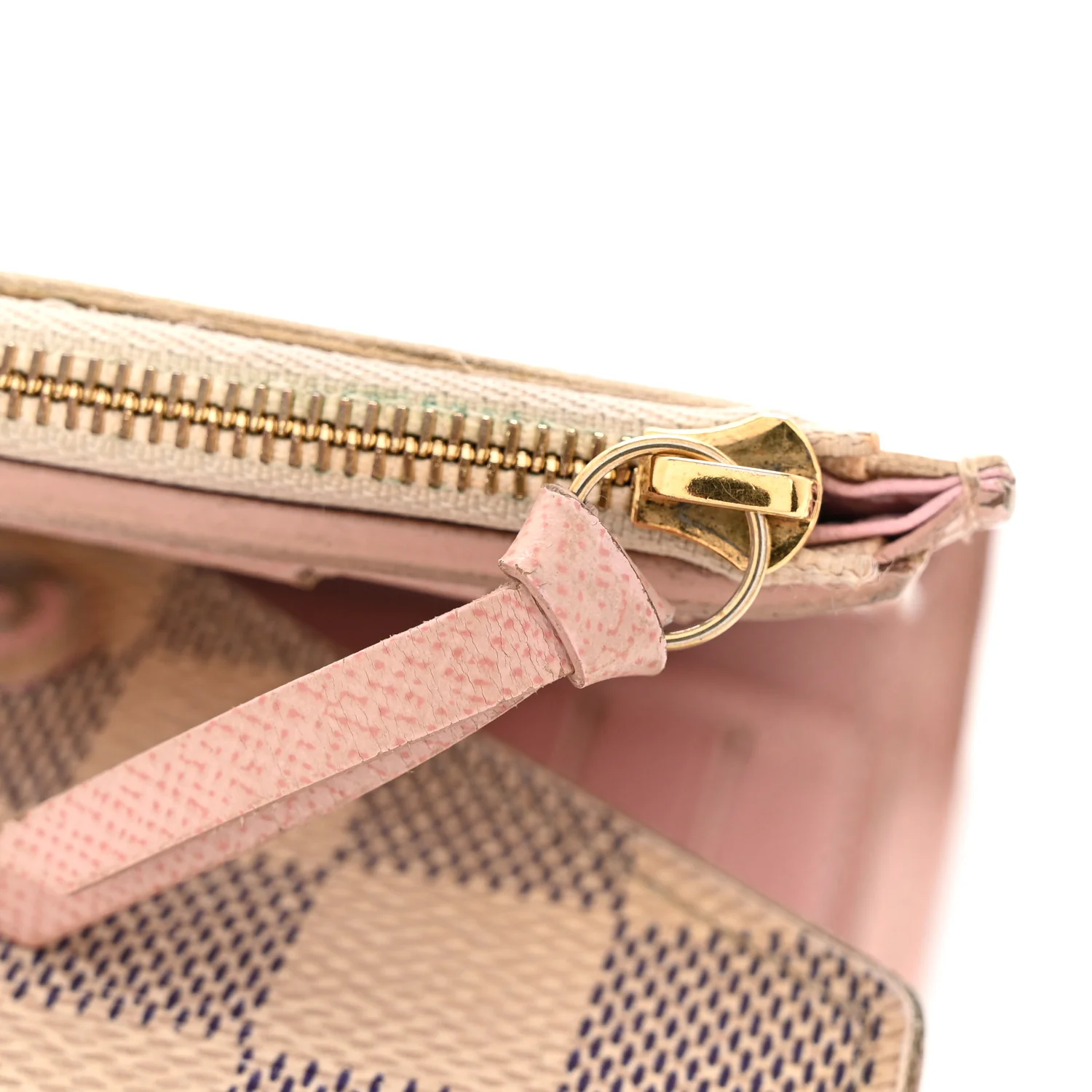 Damier Azur Victorine Wallet Rose Ballerine - Image 10