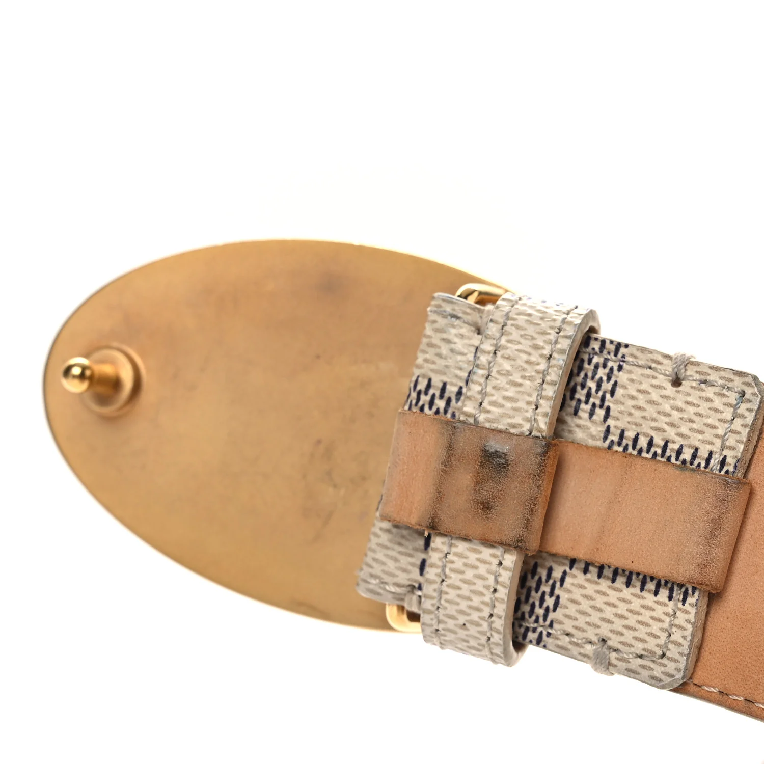 Damier Azur Voyage Belt  80 32 Azur - Image 7