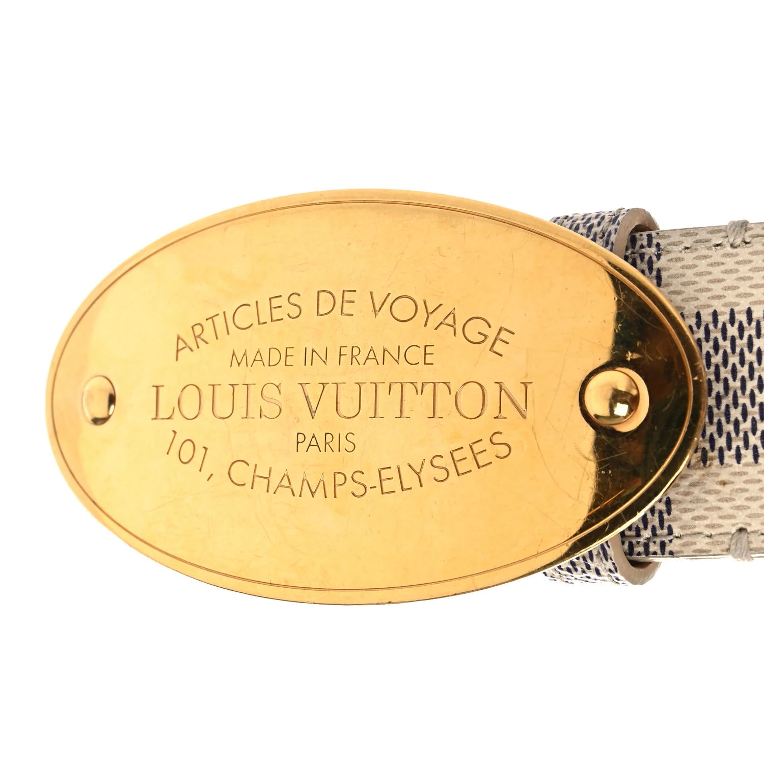 Damier Azur Voyage Belt  80 32 Azur - Image 8