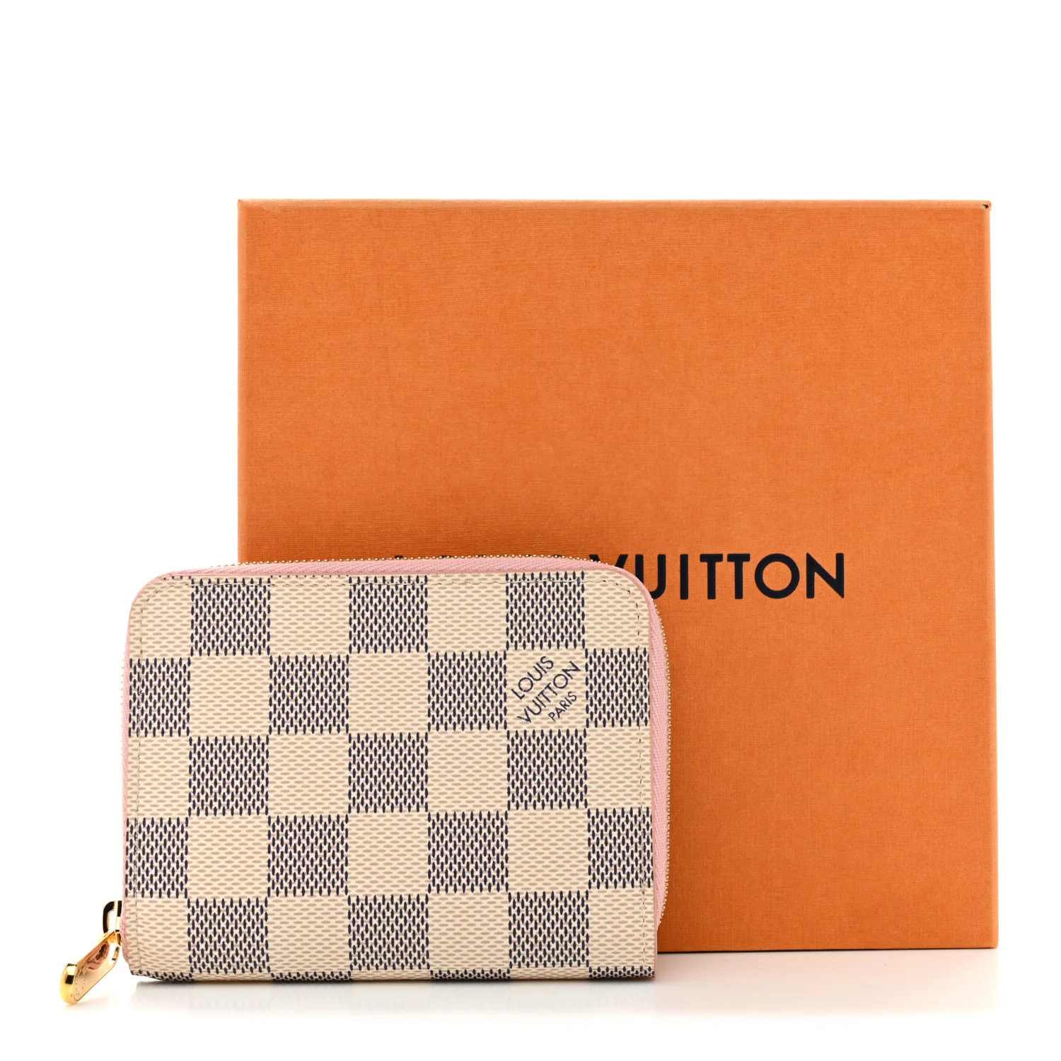 Damier Azur Zippy Coin Purse Rose Ballerine - Image 7