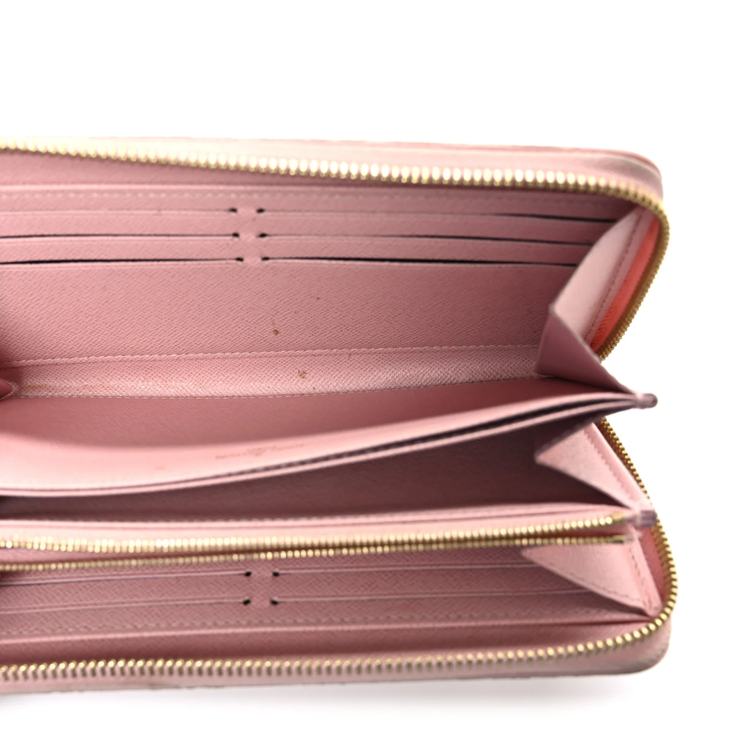 Damier Azur Zippy Wallet Rose Ballerine - Image 5
