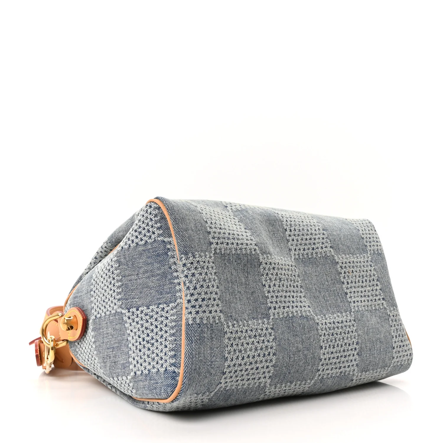 Damier Denim 3D Speedy Bandouliere 25 Bleu - Image 4