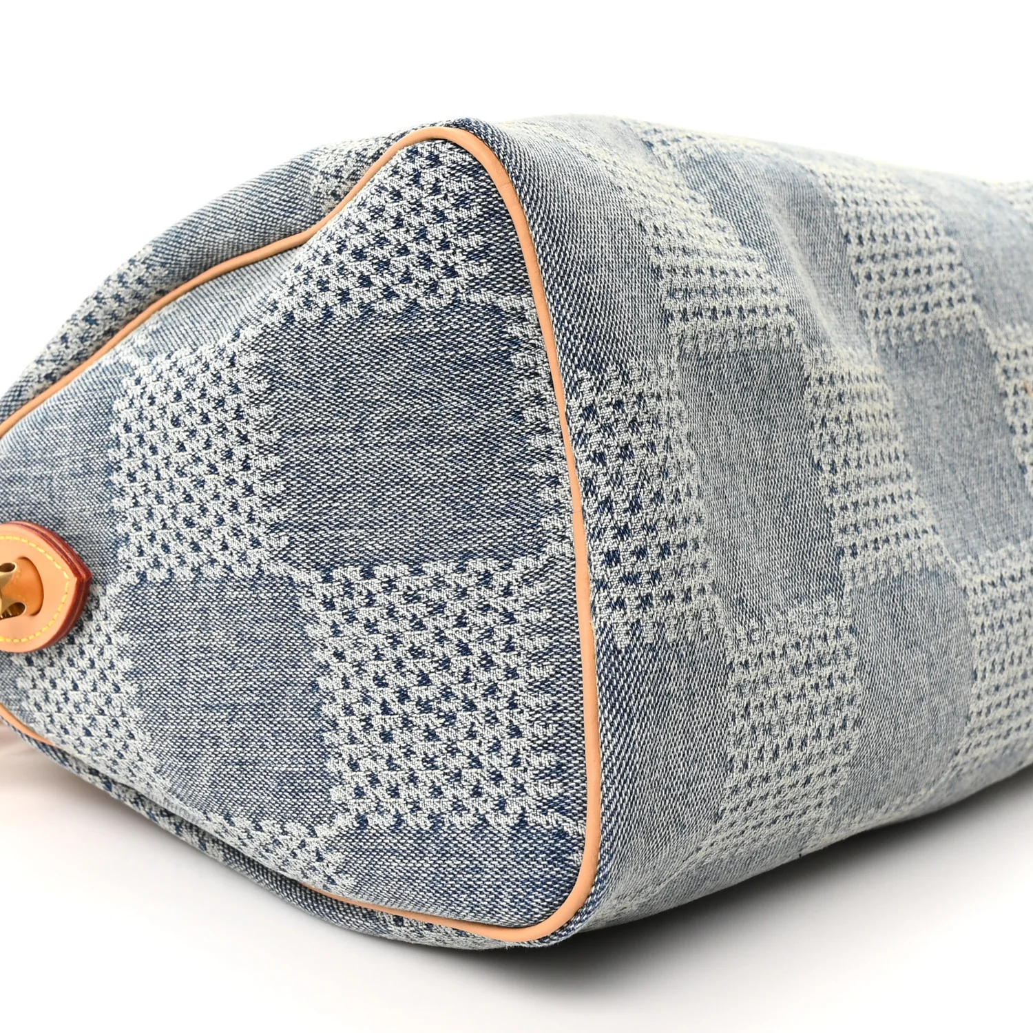 Damier Denim 3D Speedy Bandouliere 25 Bleu - Image 8