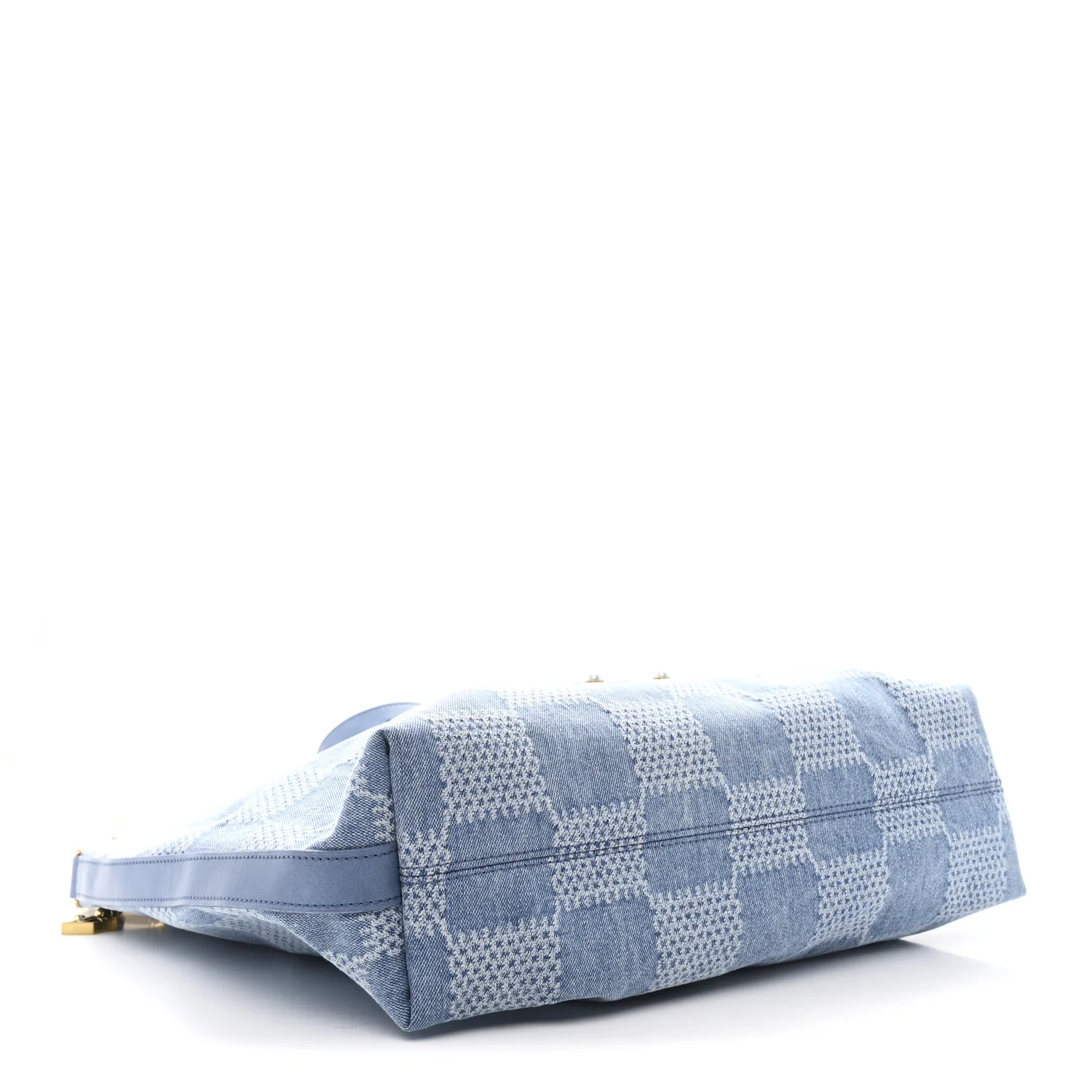 Damier Denim Vagabond Hobo Blue - Image 4