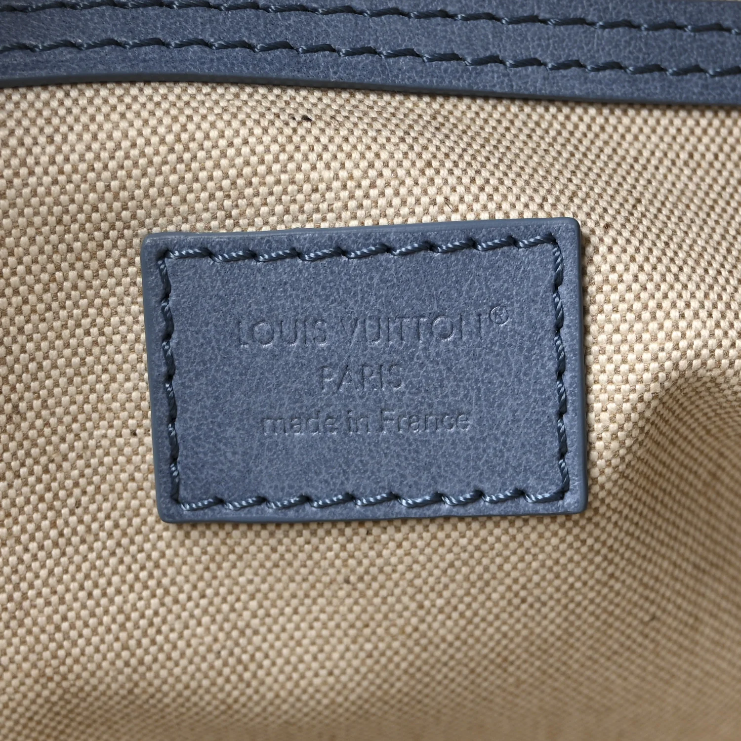 Damier Denim Vagabond Hobo Blue - Image 6