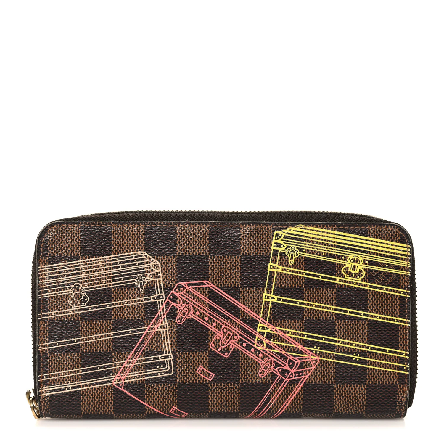 Damier Ebene 2014 Christmas Animation Zippy Wallet