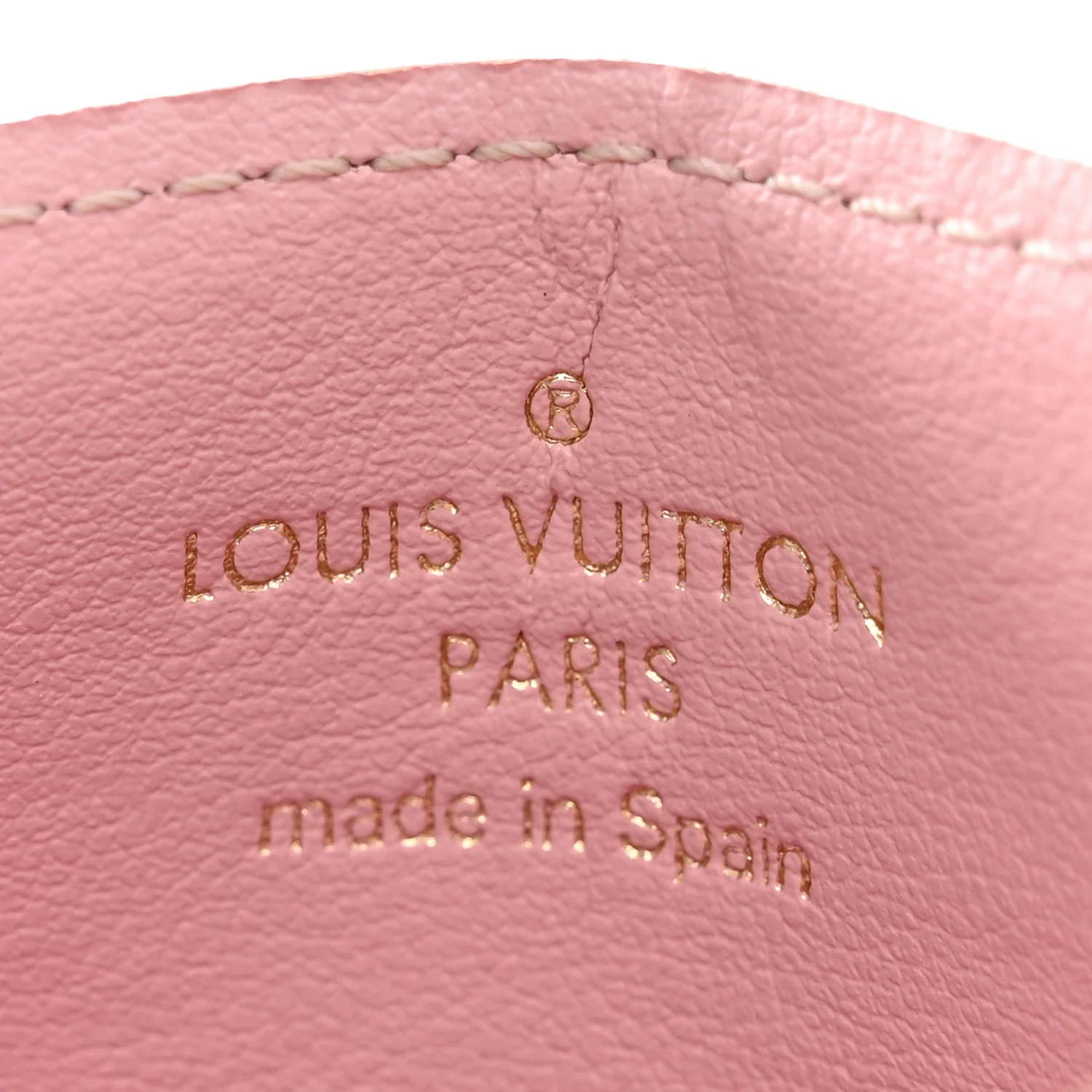 Damier Ebene Caissa Card Holder Rose Ballerine - Image 6