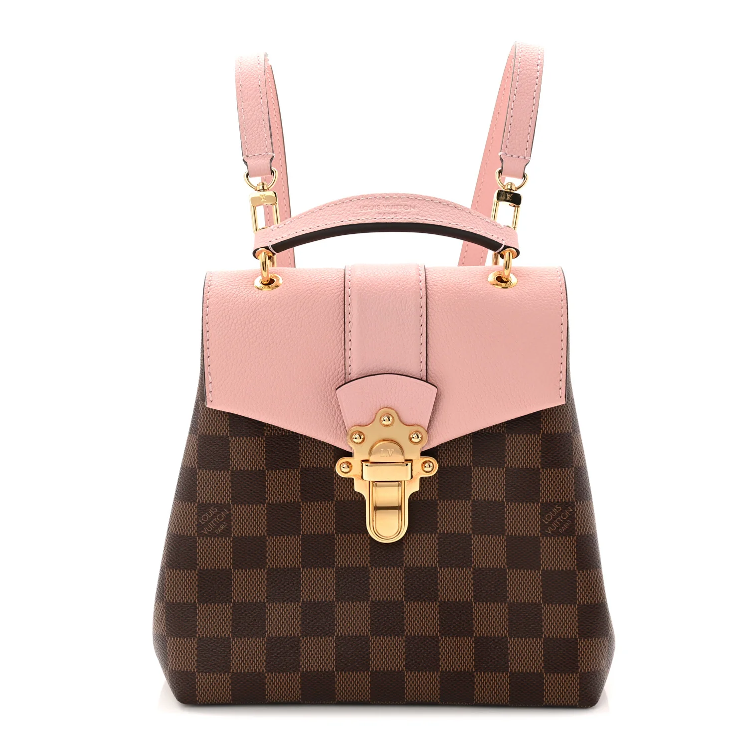 Damier Ebene Clapton Backpack Magnolia