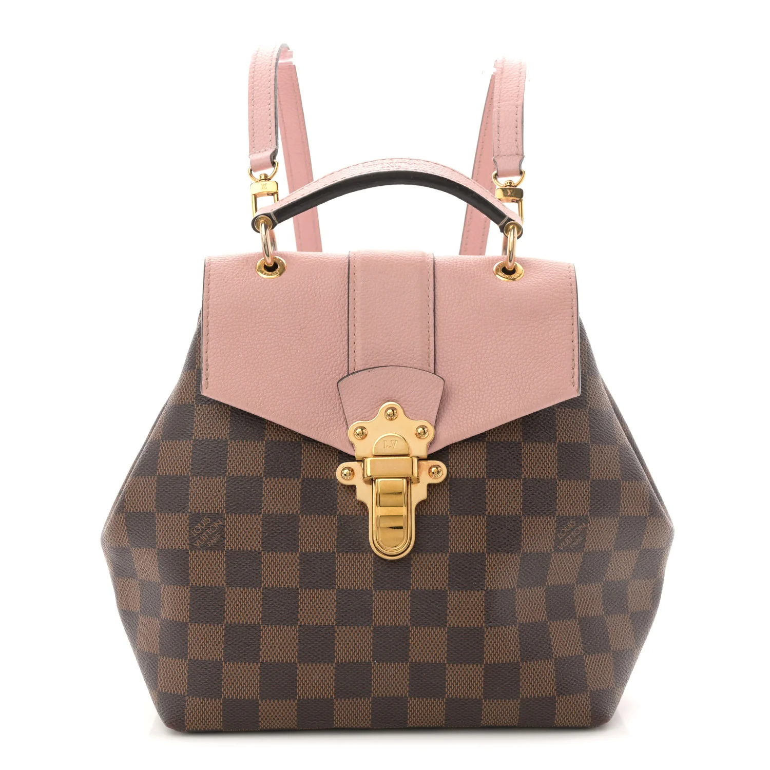 Damier Ebene Clapton Backpack Magnolia