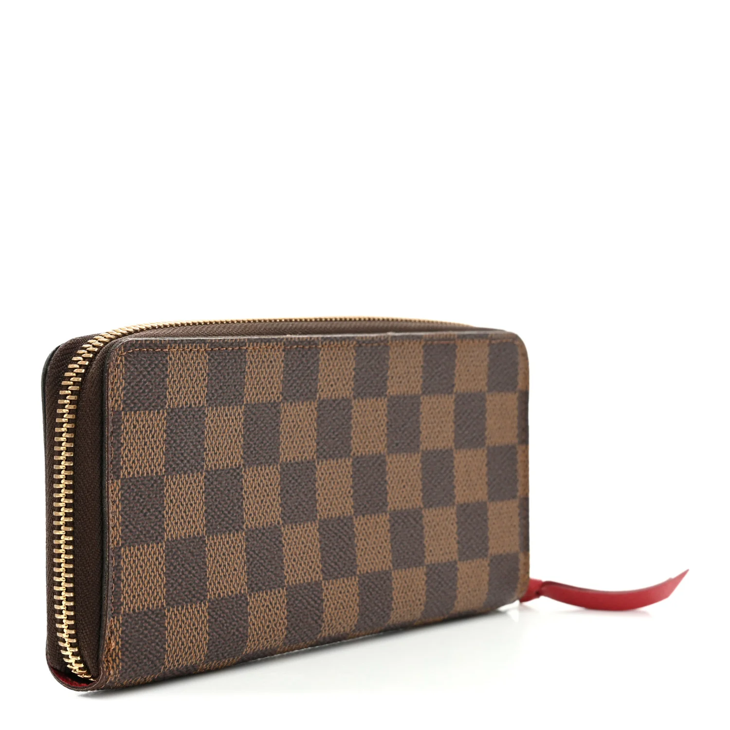 Damier Ebene Clemence Wallet Cherry - Image 3