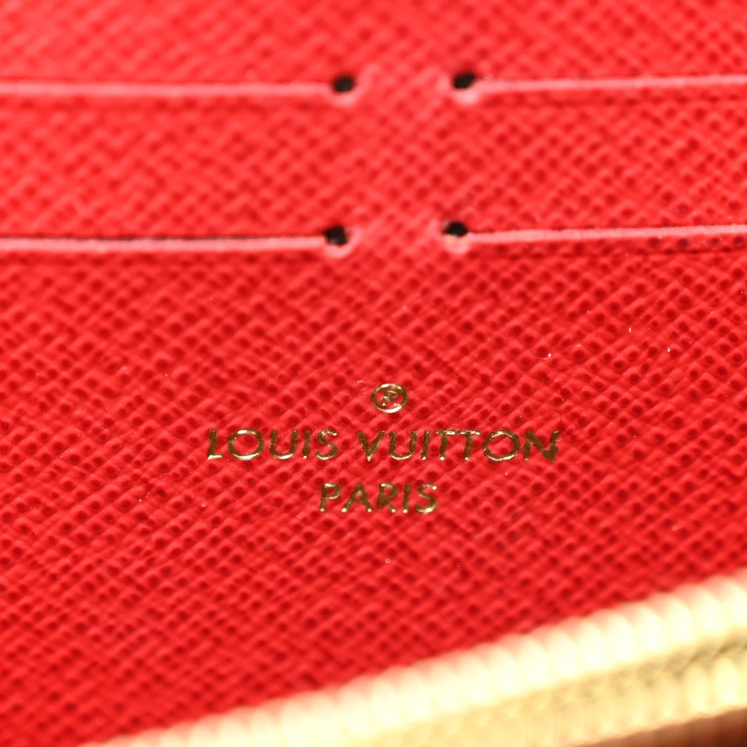 Damier Ebene Clemence Wallet Cherry - Image 6
