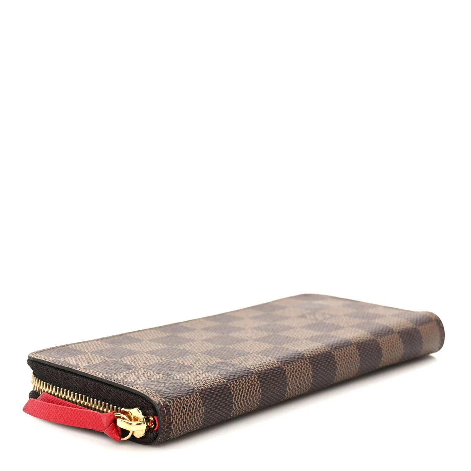 Damier Ebene Clemence Wallet Cherry - Image 4