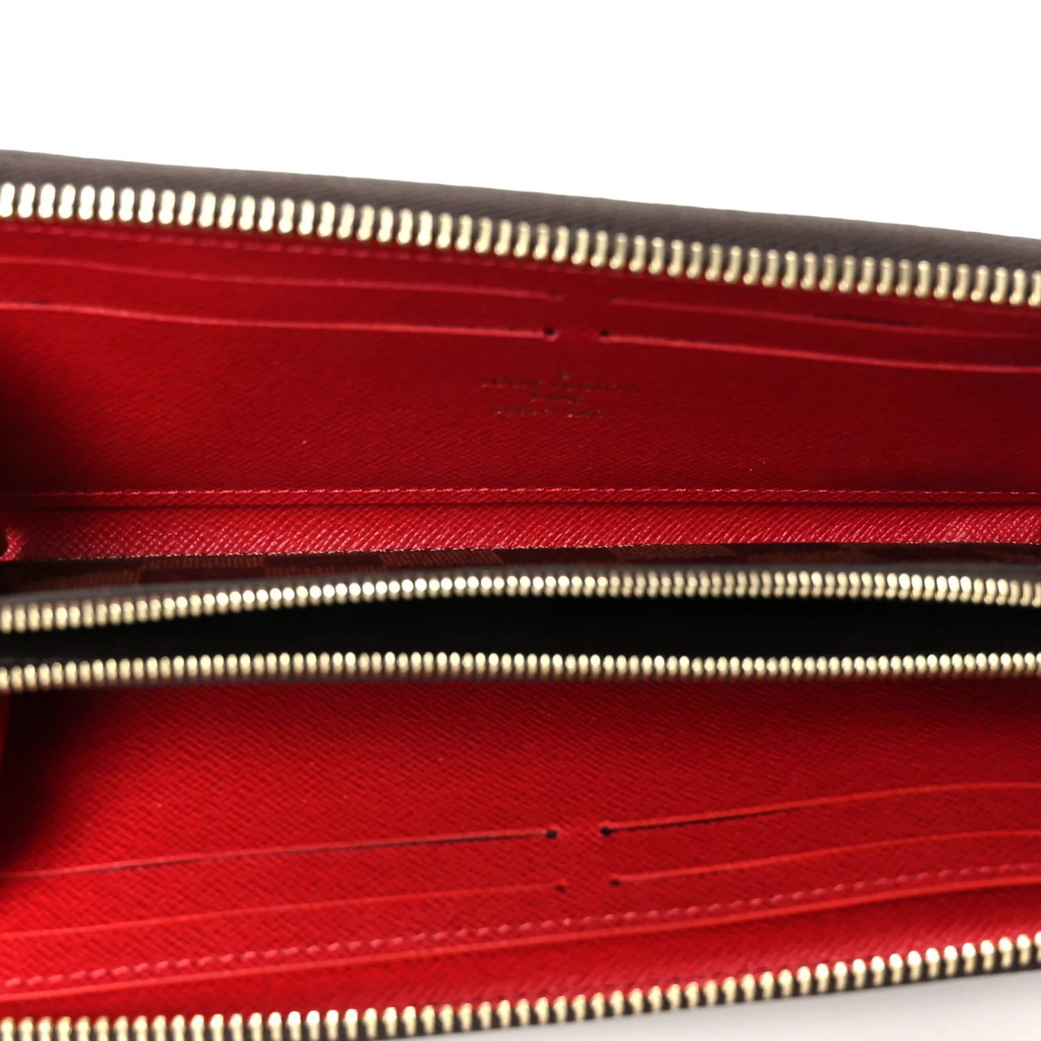 Damier Ebene Clemence Wallet Cherry - Image 5