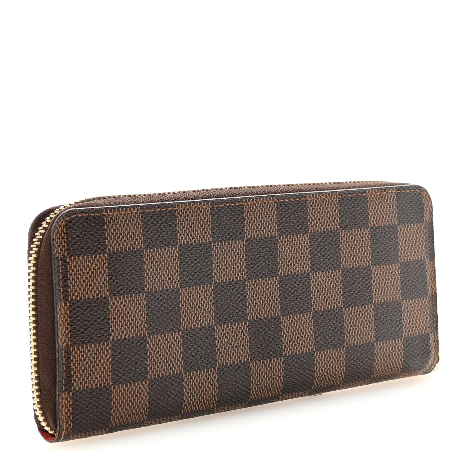 Damier Ebene Clemence Wallet Cherry - Image 3