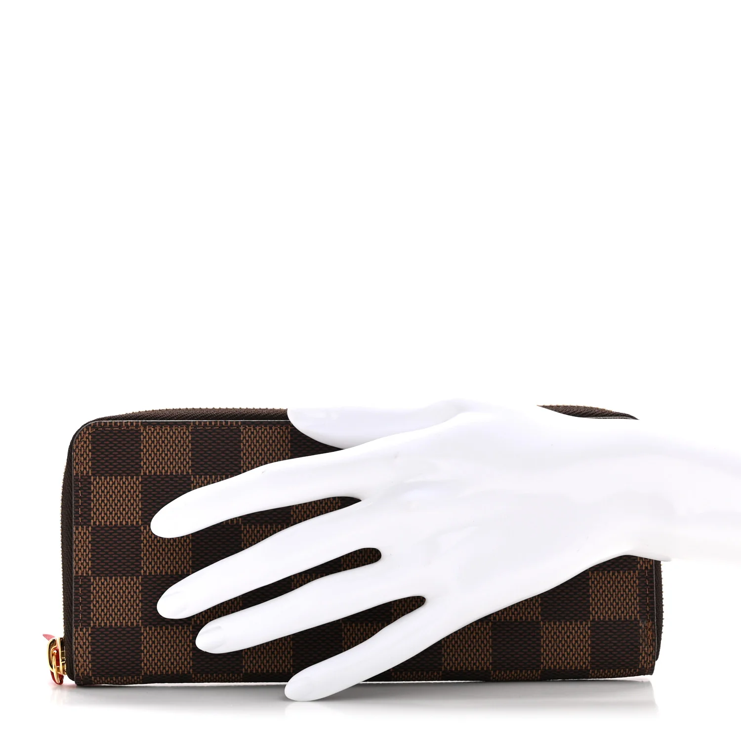 Damier Ebene Clemence Wallet Cherry - Image 2
