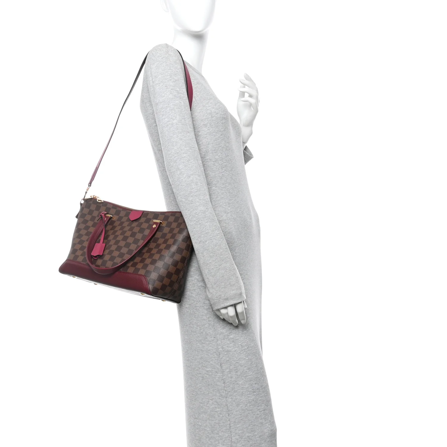 Damier Ebene Cuir Taurillon Hyde Park Fuchsia - Image 2