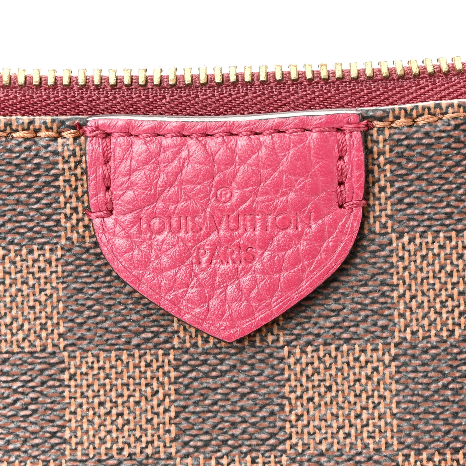 Damier Ebene Cuir Taurillon Hyde Park Fuchsia - Image 6