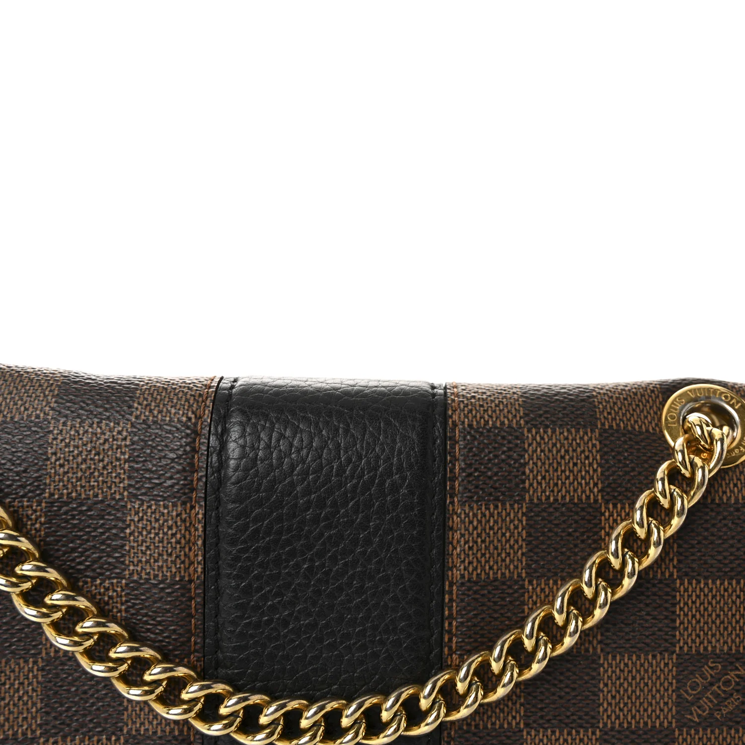 Damier Ebene Cuir Taurillon Wight Black - Image 7