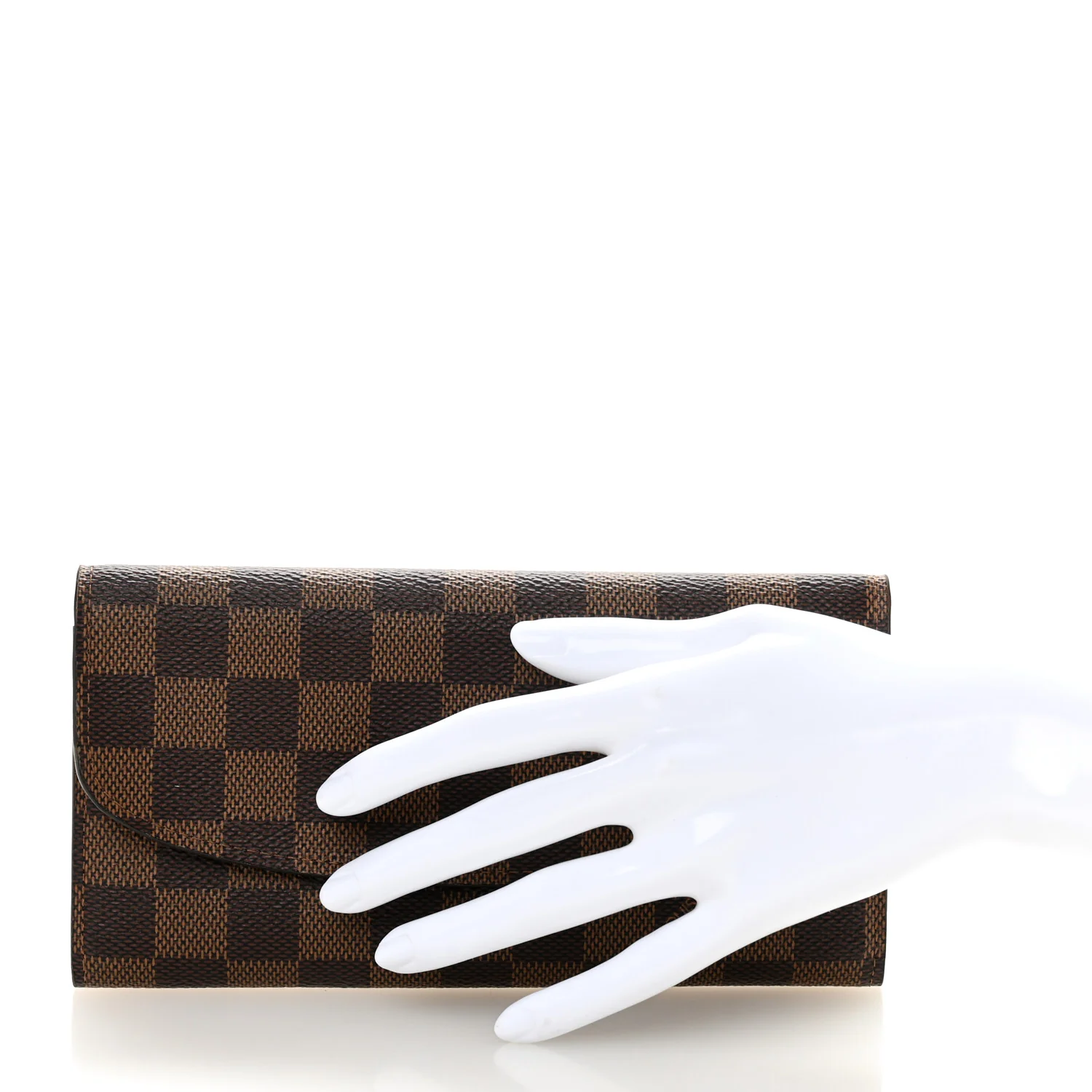 Damier Ebene Emilie Wallet Red - Image 2