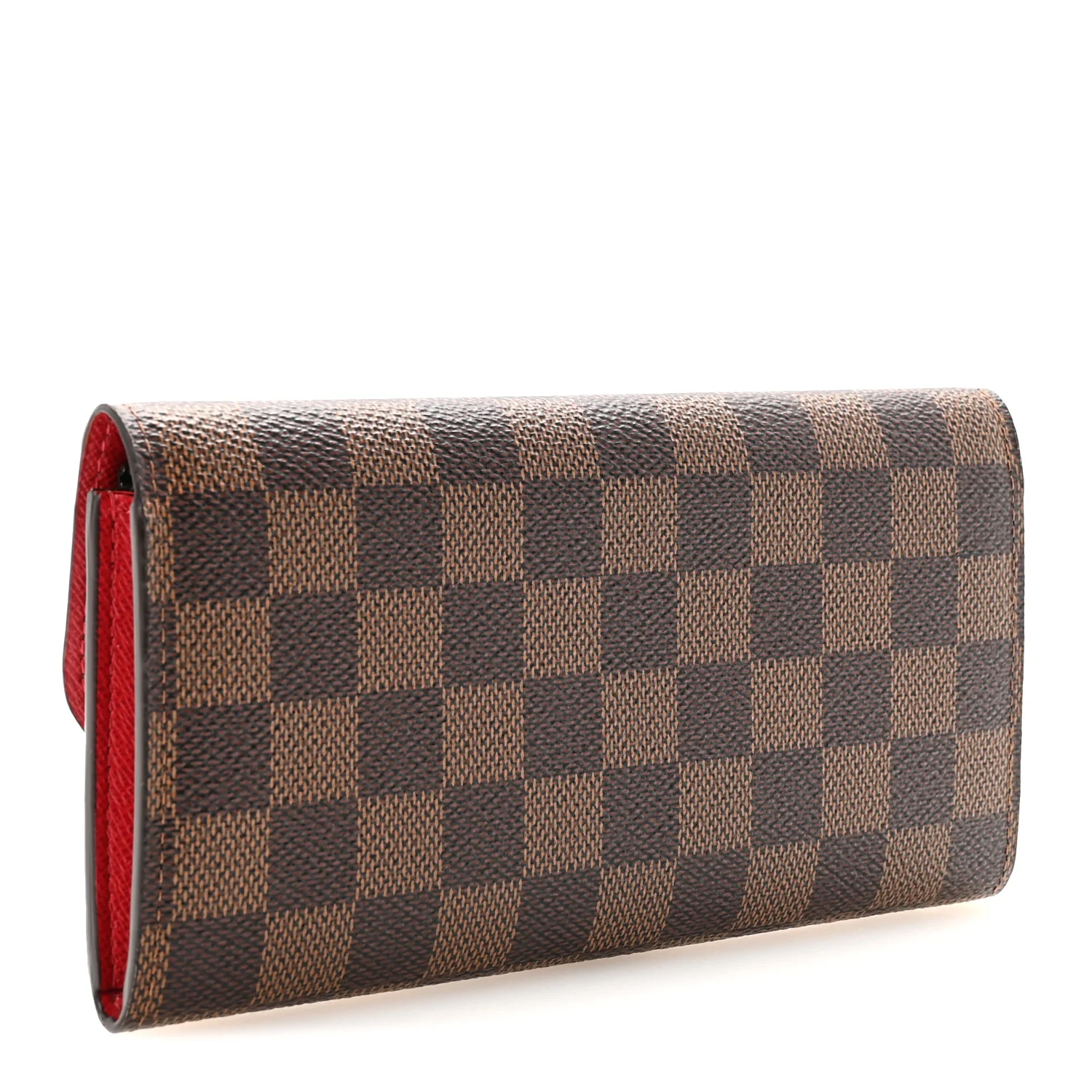 Damier Ebene Emilie Wallet Red - Image 3