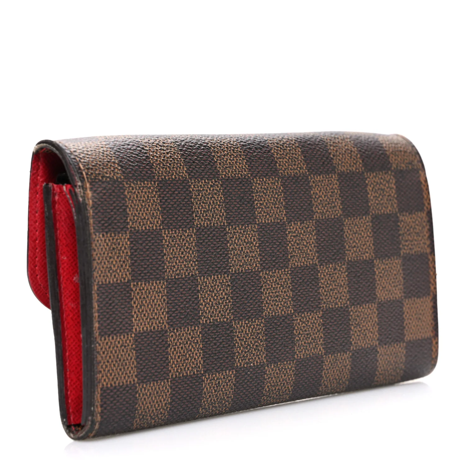 Damier Ebene Emilie Wallet Red - Image 3