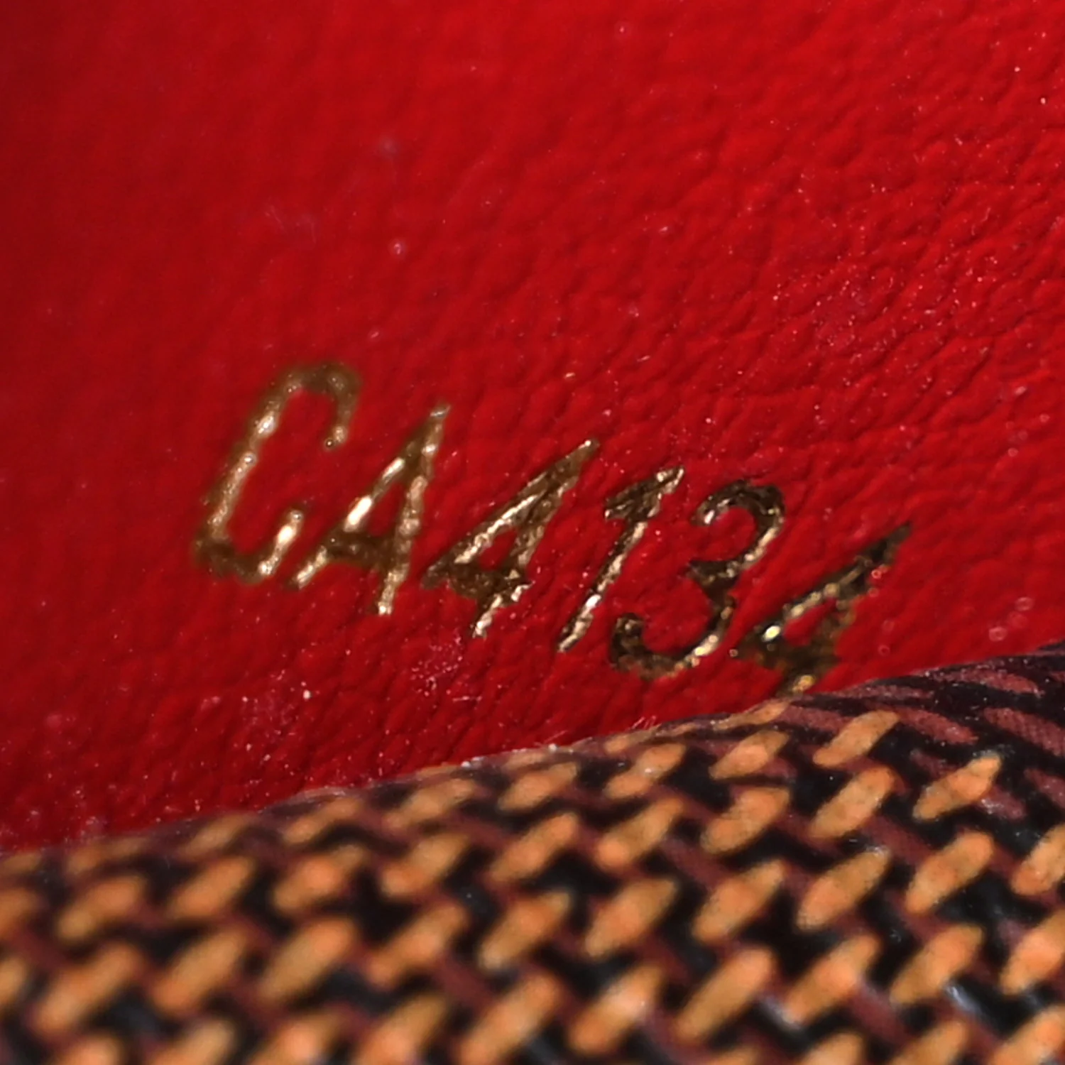 Damier Ebene Emilie Wallet Red - Image 7