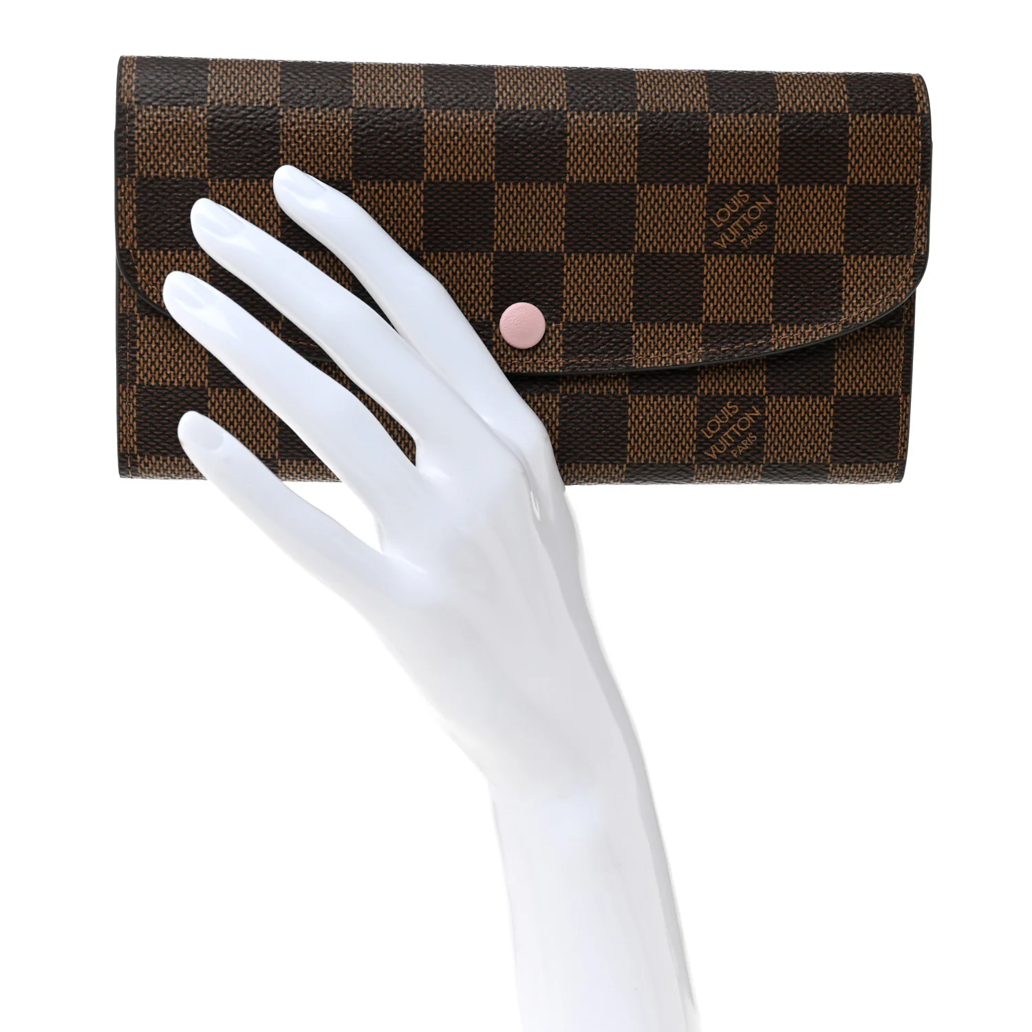 Damier Ebene Emilie Wallet Rose Ballerine - Image 2
