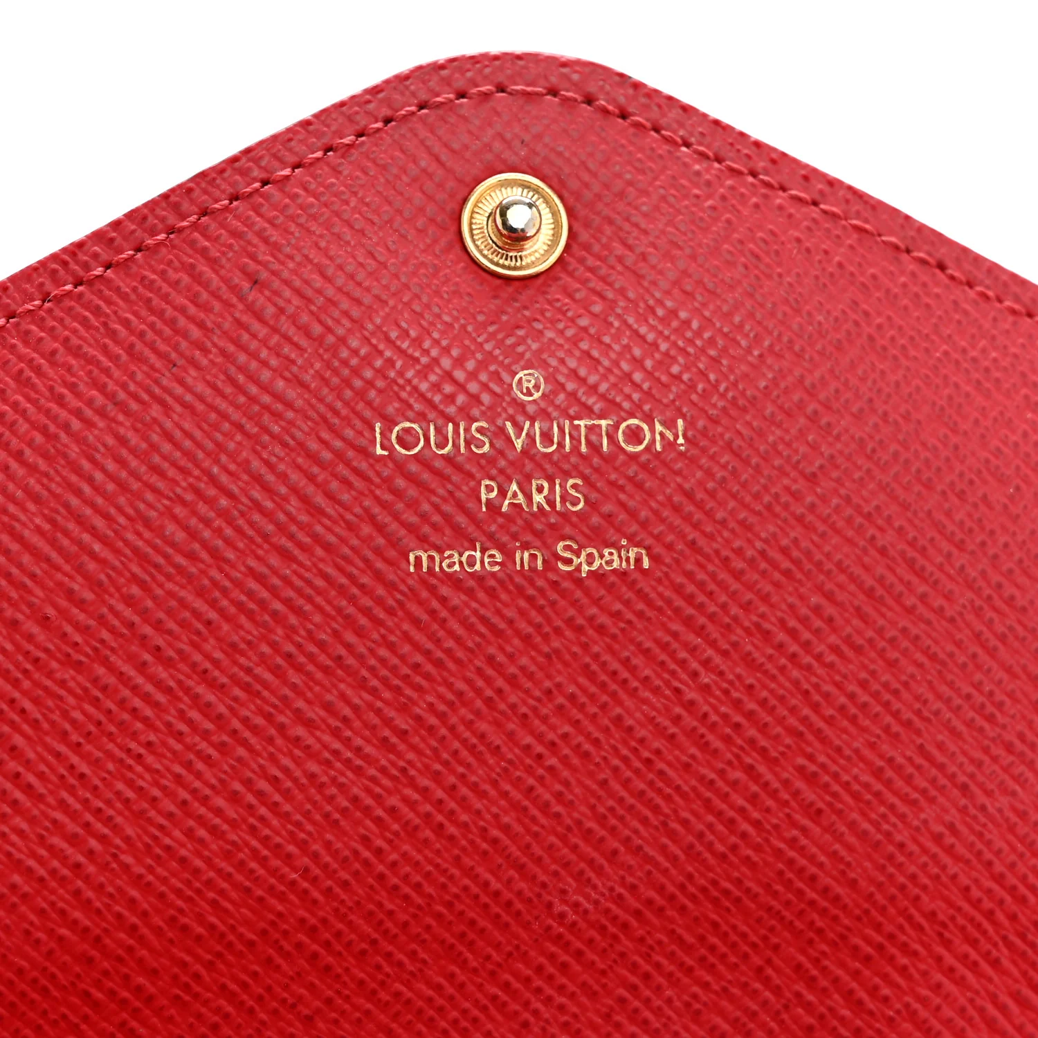 Damier Ebene Josephine Wallet Red - Image 6