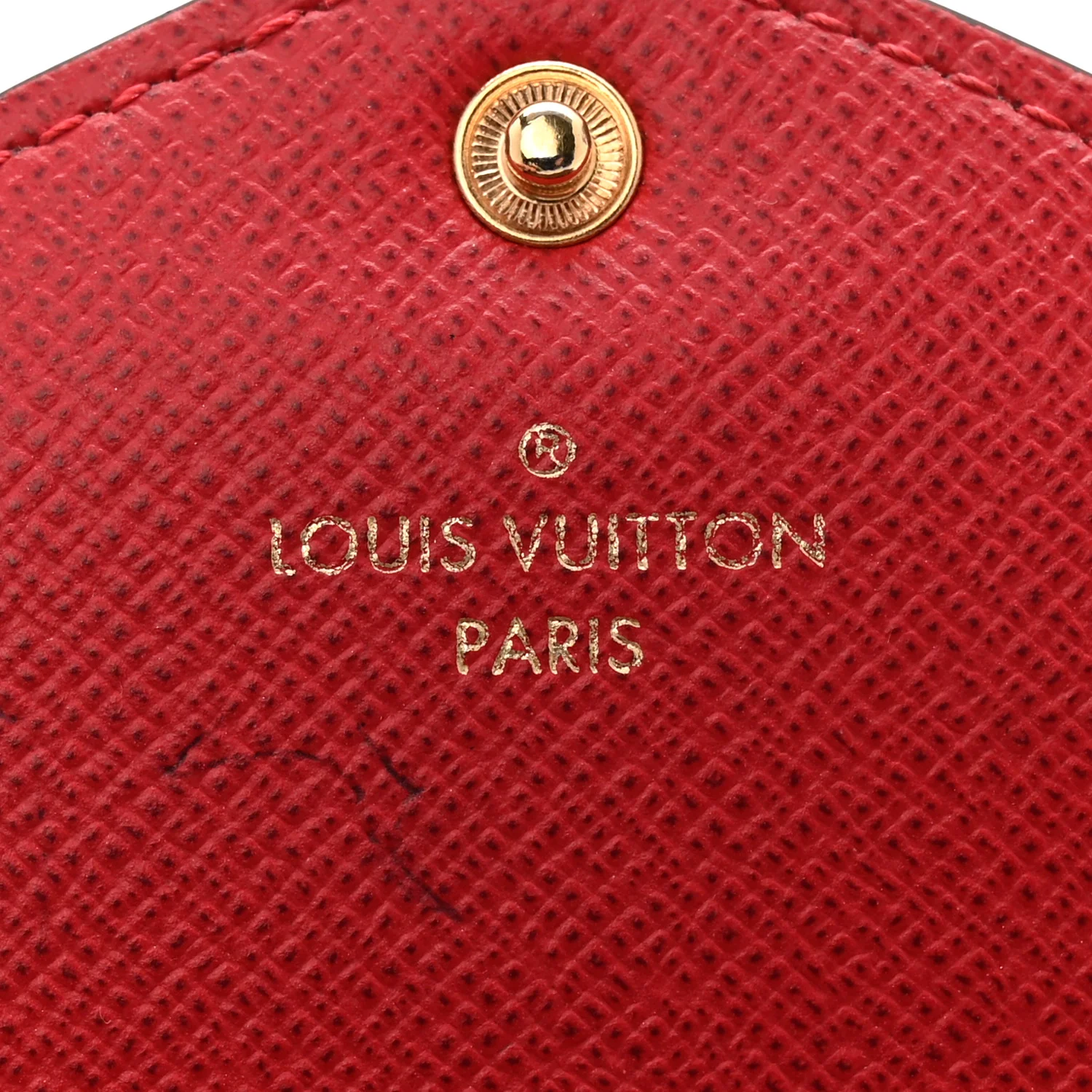 Damier Ebene Josephine Wallet Red - Image 7