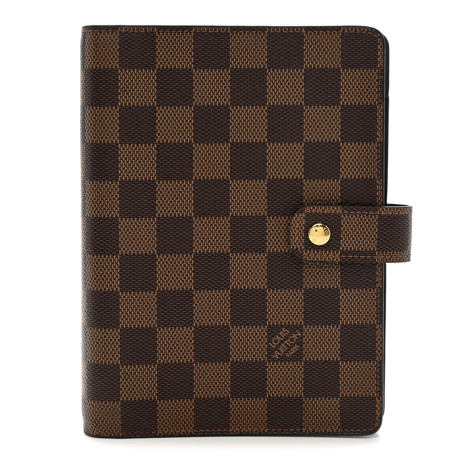 Damier Ebene Medium Ring Agenda Cover