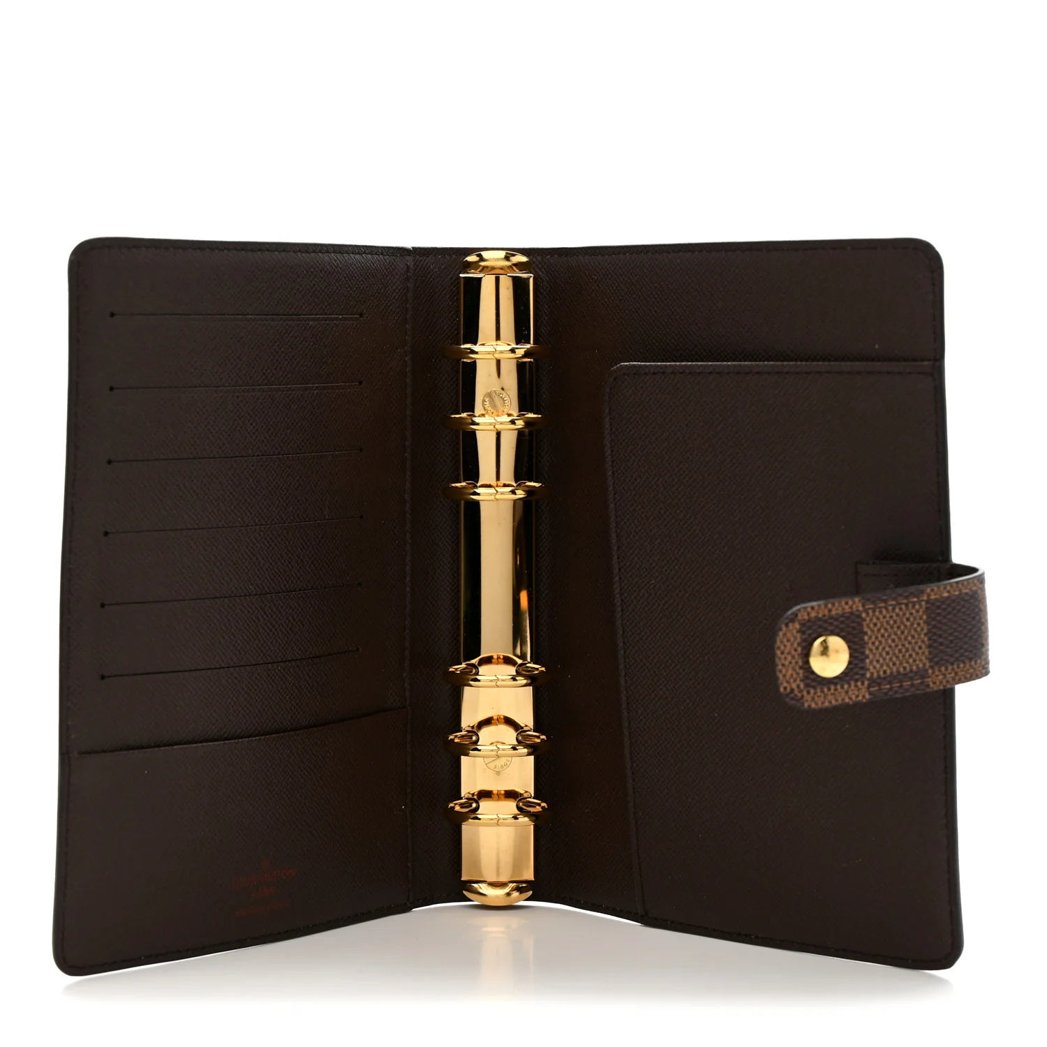 Damier Ebene Medium Ring Agenda Cover - Image 5