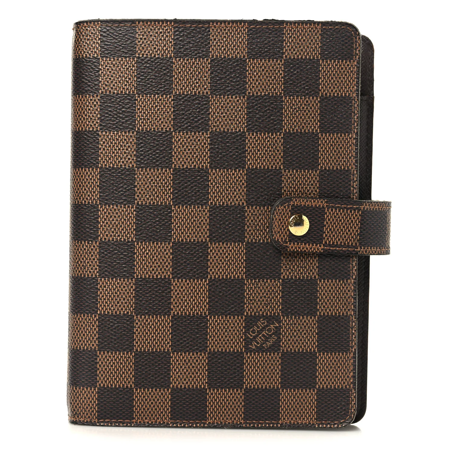 Damier Ebene Medium Ring Agenda Cover