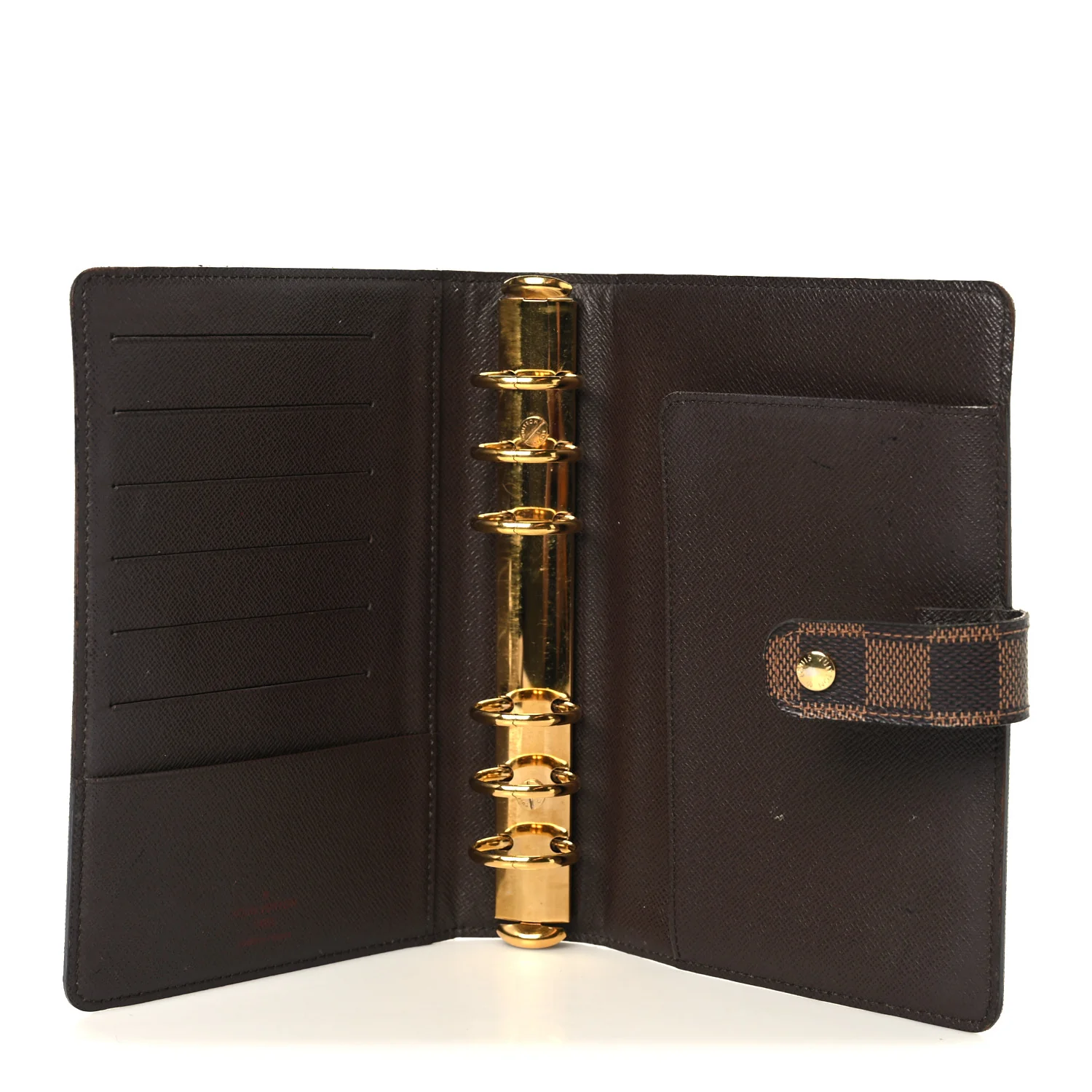 Damier Ebene Medium Ring Agenda Cover - Image 5