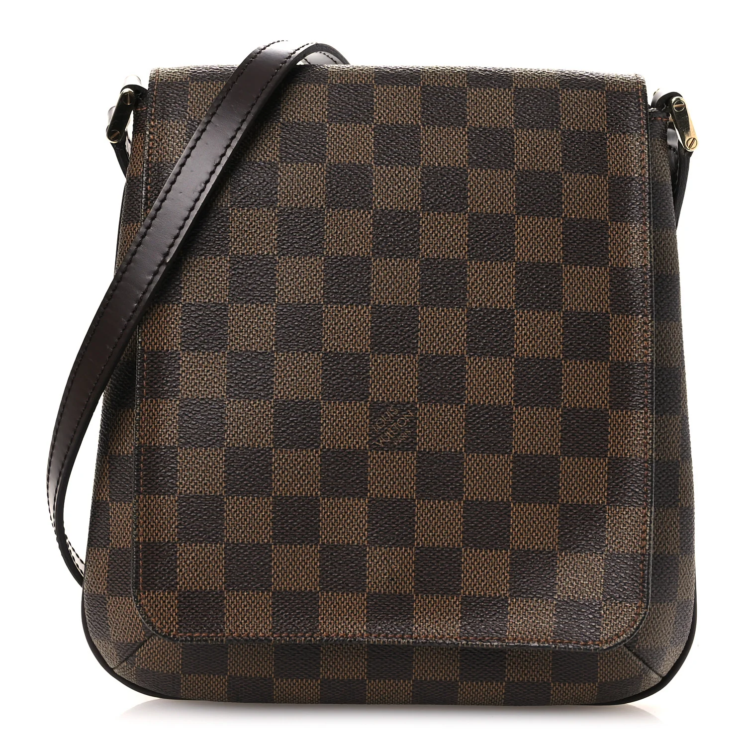 Damier Ebene Musette Salsa Long Strap