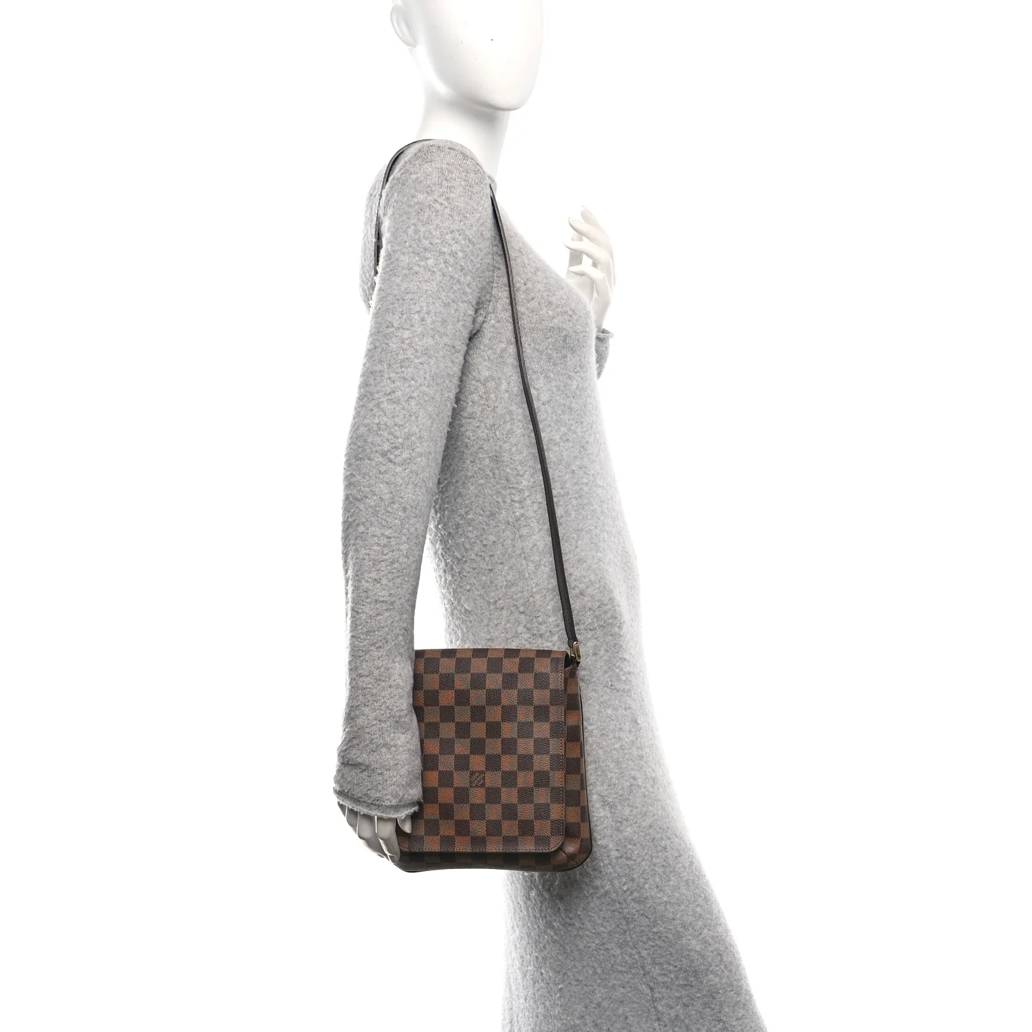 Damier Ebene Musette Salsa Long Strap - Image 2